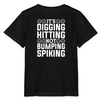 Volley-ball Volley-ball Joueur de volley-ball - T-shirt bio MINI CREATOR Stanley/Stella Enfant - noir - Devant - Mikhail (115cm)
