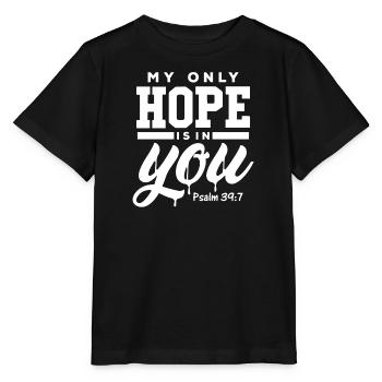 Christianisme Jésus Religion Foi Croix Prière - T-shirt bio MINI CREATOR Stanley/Stella Enfant - noir - Devant - Mikhail (115cm)
