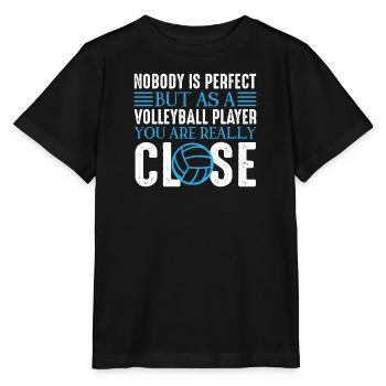 Volleyball Volley Aufschlag Volleyballspieler - Stanley/Stella Kinder T-Shirt MINI CREATOR  - Schwarz - Vorne - Mikhail (115cm)