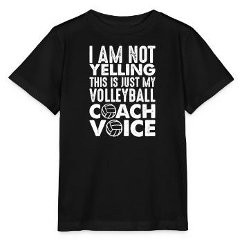 Volleyball Aufschlag Volleyballspieler Trainer - Stanley/Stella Kinder T-Shirt MINI CREATOR  - Schwarz - Vorne - Mikhail (115cm)