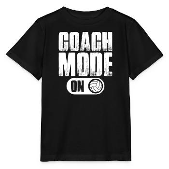 Volleyball Aufschlag Volleyballspieler Trainer - Stanley/Stella Kinder T-Shirt MINI CREATOR  - Schwarz - Vorne - Mikhail (115cm)