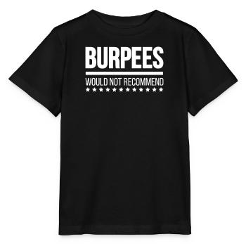 burpees Fitness Muscles Haltérophilie - T-shirt bio MINI CREATOR Stanley/Stella Enfant - noir - Devant - Mikhail (115cm)