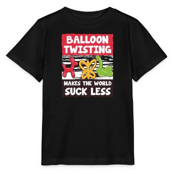 Balloon Modeling Balloon Artists Balloon Animals - Stanley/Stella MINI CREATOR Kids’ T-Shirt - black - Front - Mikhail (115cm)