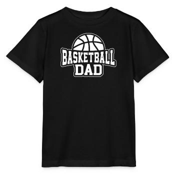 Basketball Vater BBall Dribbling Sport - Stanley/Stella Kinder T-Shirt MINI CREATOR  - Schwarz - Vorne - Mikhail (115cm)