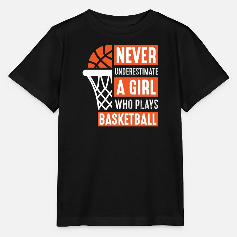 Basketball Mädchen Streetball - Stanley/Stella Kinder T-Shirt MINI CREATOR  - Schwarz