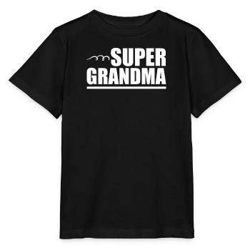 Grandma Pensioner Grandma Grandson Granddaughter Grandma - Stanley/Stella MINI CREATOR Kids’ T-Shirt - black - Front - Mikhail (115cm)