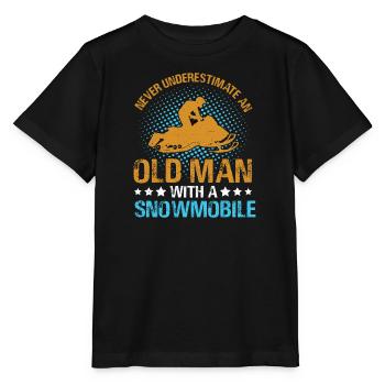 Conducteurs de motoneige Sports de luge d’hiver - T-shirt bio MINI CREATOR Stanley/Stella Enfant - noir - Devant - Mikhail (115cm)