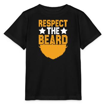 Vollbart und Bartträger Barthaare Schnauzbart - Stanley/Stella Kinder T-Shirt MINI CREATOR  - Schwarz - Vorne - Mikhail (115cm)