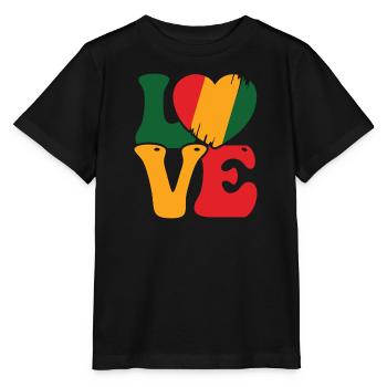 Je suis noir Histoire Noir - T-shirt bio MINI CREATOR Stanley/Stella Enfant - noir - Devant - Mikhail (115cm)