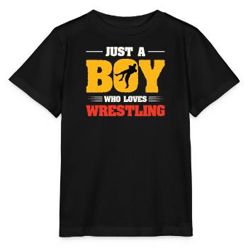 Wrestling Ringen Wrestler Ringer Geschenk - Stanley/Stella Kinder T-Shirt MINI CREATOR  - Schwarz - Vorne - Mikhail (115cm)