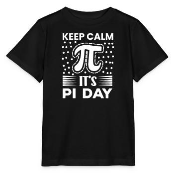 Pi Day Tag Kreiszahl Pi - Stanley/Stella Kinder T-Shirt MINI CREATOR  - Schwarz - Vorne - Mikhail (115cm)