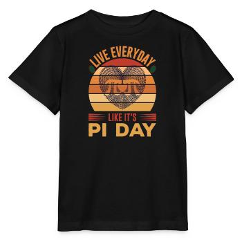 Pi Day Tag Kreiszahl Pi - Stanley/Stella Kinder T-Shirt MINI CREATOR  - Schwarz - Vorne - Mikhail (115cm)