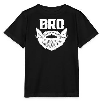 Vollbart und Bartträger Barthaare Schnauzbart - Stanley/Stella Kinder T-Shirt MINI CREATOR  - Schwarz - Vorne - Mikhail (115cm)