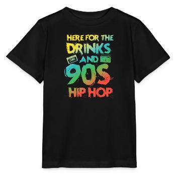 Fans de musique rap hip-hop old school des années 90 - T-shirt bio MINI CREATOR Stanley/Stella Enfant - noir - Devant - Mikhail (115cm)