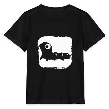 lustige Raupe - Naturschutz - Klima - Stanley/Stella Kinder T-Shirt MINI CREATOR  - Schwarz - Vorne - Mikhail (115cm)