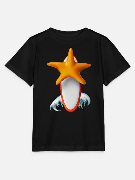 Seesterne Surfbrett - Stanley/Stella Kinder T-Shirt MINI CREATOR - Schwarz