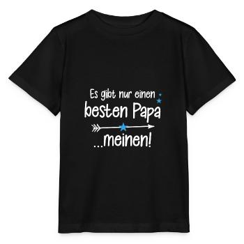 Es gibt nur einen besten Papa - Meinen! - Stanley/Stella Kinder T-Shirt MINI CREATOR  - Schwarz - Vorne - Mikhail (115cm)