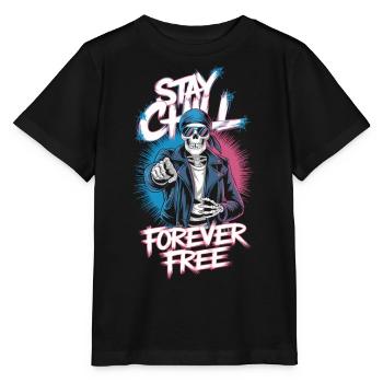 Restez détendu, soyez libre - T-shirt bio MINI CREATOR Stanley/Stella Enfant - noir - Devant - Mikhail (115cm)
