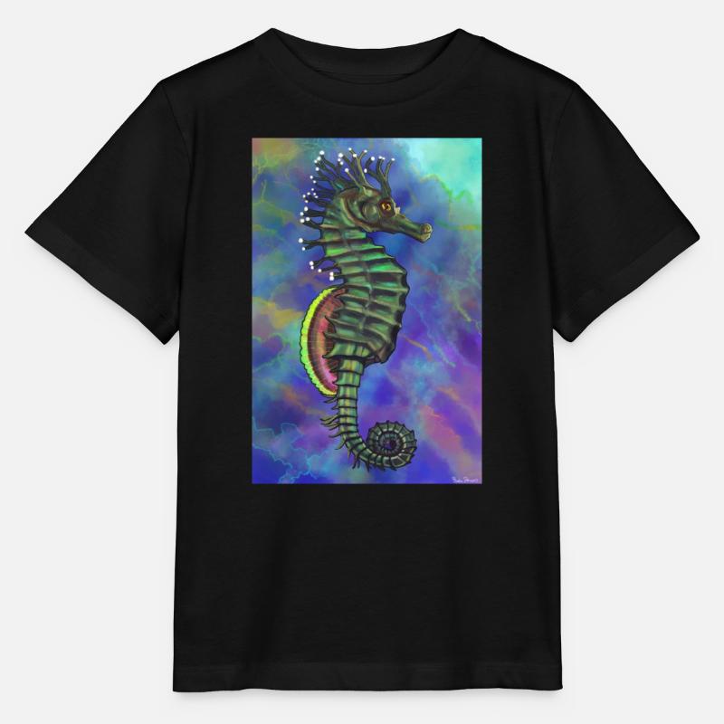 hippocampe - T-shirt bio MINI CREATOR Stanley/Stella Enfant - noir