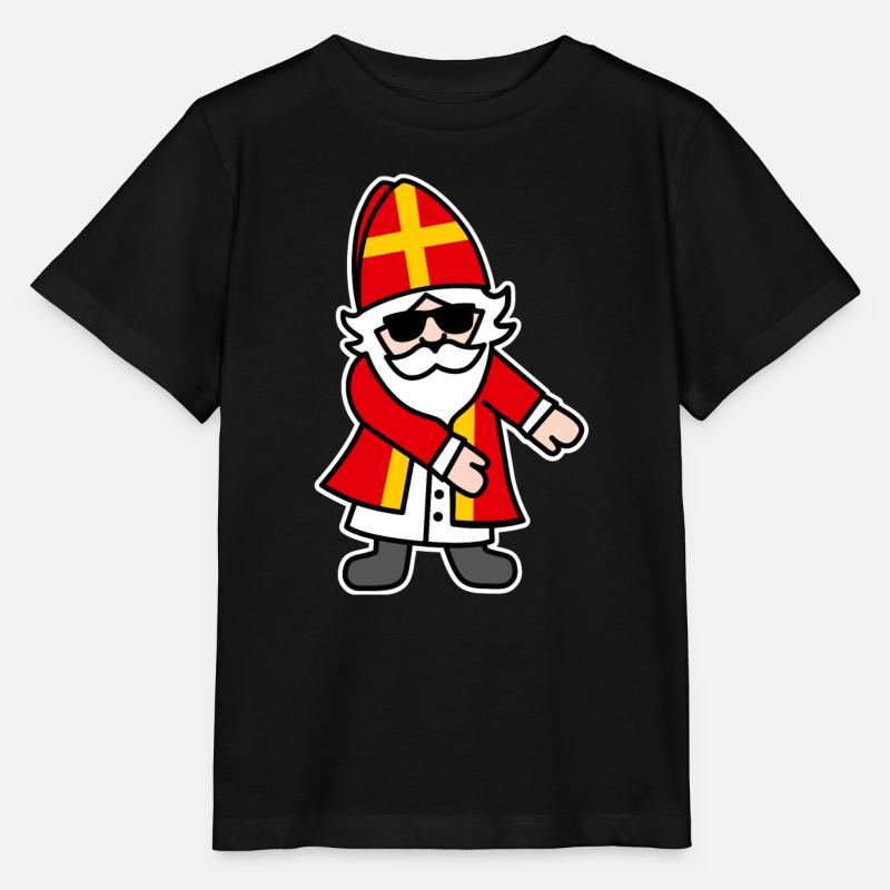 Sinterklaas Saint Nicolais Floss Dance Flossing - T-shirt bio MINI CREATOR Stanley/Stella Enfant - noir