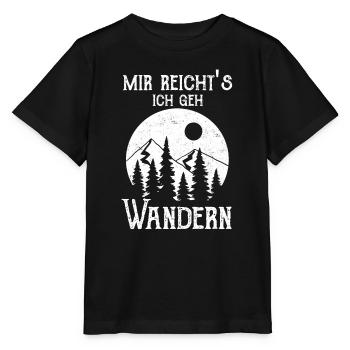 Wandern Wanderer - Stanley/Stella Kinder T-Shirt MINI CREATOR  - Schwarz - Vorne - Mikhail (115cm)