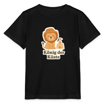 König der Küste - Stanley/Stella Kinder T-Shirt MINI CREATOR  - Schwarz - Vorne - Mikhail (115cm)