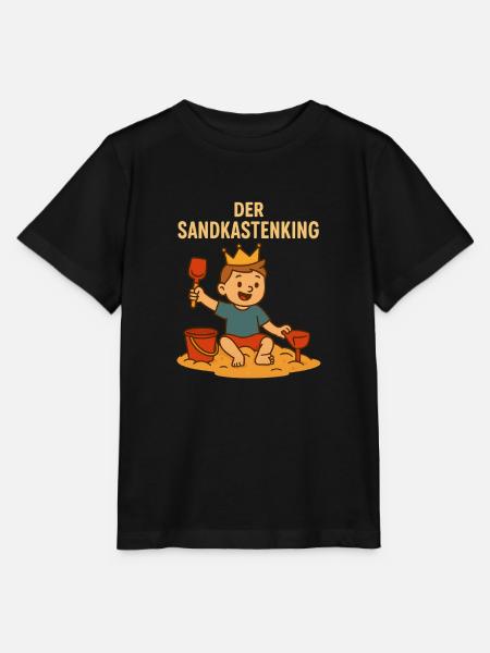 Der Sandkasten König - Stanley/Stella Kinder T-Shirt MINI CREATOR  - Schwarz