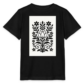 RayPay Eclipse - T-shirt bio MINI CREATOR Stanley/Stella Enfant - noir - Devant - Mikhail (115cm)