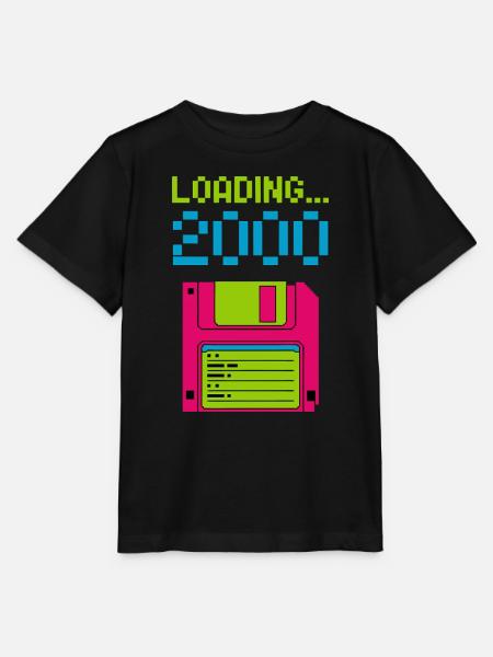 Loading 2000 Disketten-Design Retro Pixel Design - Stanley/Stella Kinder T-Shirt MINI CREATOR - Schwarz