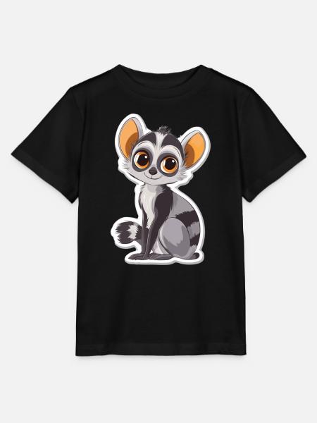 Lemur - Stanley/Stella Kinder T-Shirt MINI CREATOR - Schwarz
