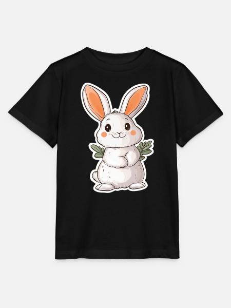 Hase - Stanley/Stella Kinder T-Shirt MINI CREATOR  - Schwarz