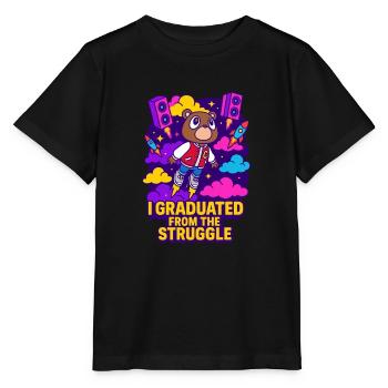 College Dropout - Stanley/Stella MINI CREATOR Kids’ T-Shirt - black - Front - Mikhail (115cm)