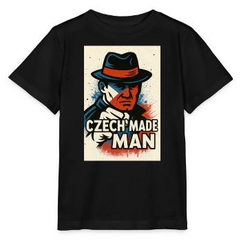 Tchèque Fabriqué Homme - T-shirt bio MINI CREATOR Stanley/Stella Enfant - noir - Devant - Mikhail (115cm)