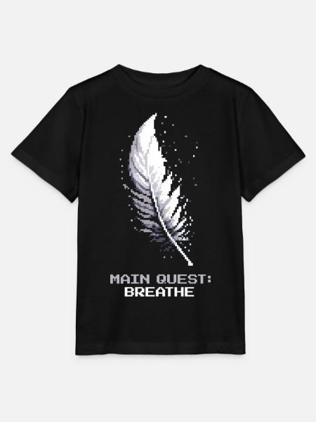 Hauptquest: Atmen | Meditation, Breathwork - Stanley/Stella Kinder T-Shirt MINI CREATOR - Schwarz