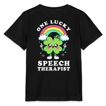 Speech therapist Speech therapist - Stanley/Stella MINI CREATOR Kids’ T-Shirt - black - Front - Mikhail (115cm)
