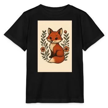 Grande écaille de tortue - T-shirt bio MINI CREATOR Stanley/Stella Enfant - noir - Devant - Mikhail (115cm)