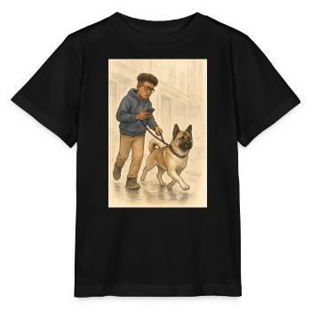 Matt and Holly - Stanley/Stella MINI CREATOR Kids’ T-Shirt - black - Front - Mikhail (115cm)