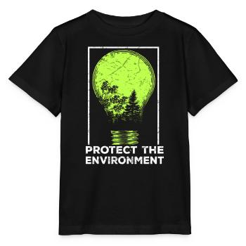 Protéger la nature - T-shirt bio MINI CREATOR Stanley/Stella Enfant - noir - Devant - Mikhail (115cm)