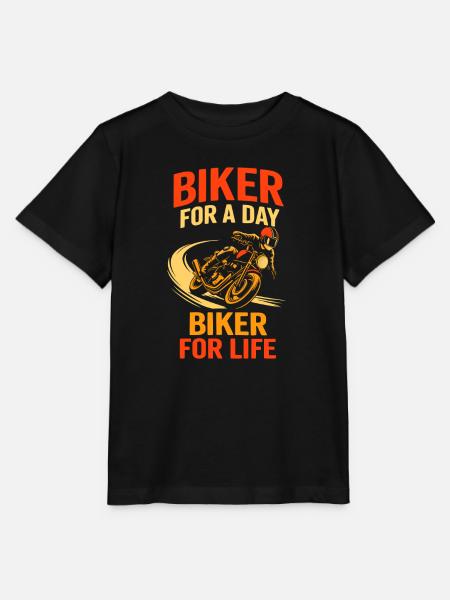 Biker For Life Biker – Motorrad-Leidenschaft - Stanley/Stella Kinder T-Shirt MINI CREATOR  - Schwarz