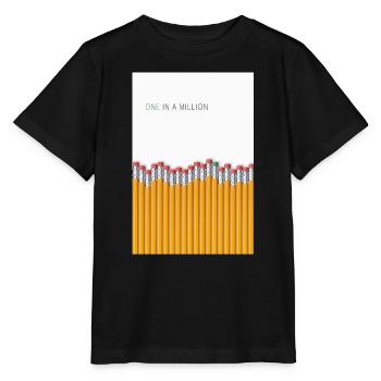 One in a Million Unique Statement Design - Stanley/Stella MINI CREATOR Kids’ T-Shirt - black - Front - Mikhail (115cm)