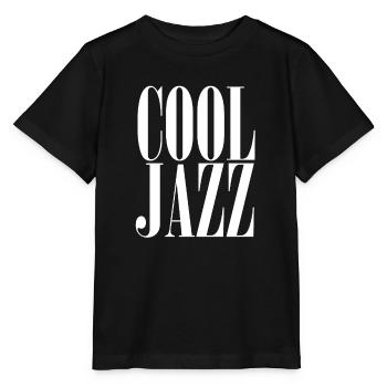 Cool Jazz Typography Tee - Stanley/Stella MINI CREATOR Kids’ T-Shirt - black - Front - Mikhail (115cm)
