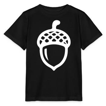 Eichel Symbol - Stanley/Stella Kinder T-Shirt MINI CREATOR  - Schwarz - Vorne - Mikhail (115cm)