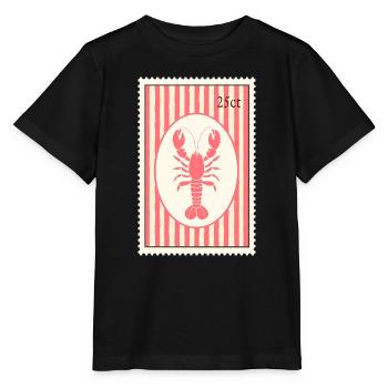25 Cent Hummer – Maritime Briefmarke - Stanley/Stella Kinder T-Shirt MINI CREATOR  - Schwarz - Vorne - Mikhail (115cm)