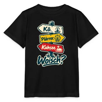 Kö Plärrer Kuhsee Woisch - Stanley/Stella Kinder T-Shirt MINI CREATOR  - Schwarz - Vorne - Mikhail (115cm)