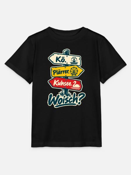 Kö Plärrer Kuhsee Woisch - Stanley/Stella Kinder T-Shirt MINI CREATOR - Schwarz