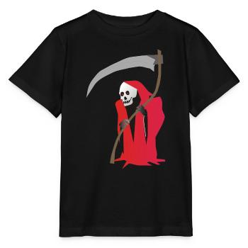 The Grim Reaper - Stanley/Stella MINI CREATOR Kids’ T-Shirt - black - Front - Mikhail (115cm)