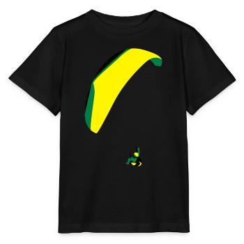 Paraglider Acro - T-shirt bio MINI CREATOR Stanley/Stella Enfant - noir - Devant - Mikhail (115cm)