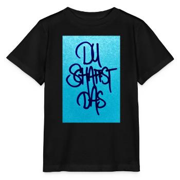DU SCHAFFST DAS - Stanley/Stella Kinder T-Shirt MINI CREATOR  - Schwarz - Vorne - Mikhail (115cm)