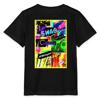 SWAG 4000 - T-shirt bio MINI CREATOR Stanley/Stella Enfant - noir - Devant - Mikhail (115cm)