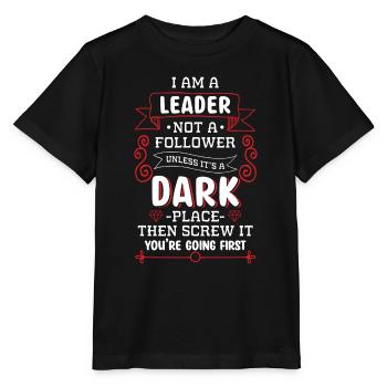 Chef Büro Firma Team - Stanley/Stella Kinder T-Shirt MINI CREATOR  - Schwarz - Vorne - Mikhail (115cm)